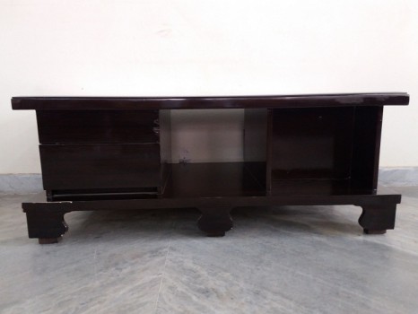 used Designer Glass Top Center table