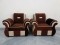 second hand5 Seat Fabric & Leather Sofa