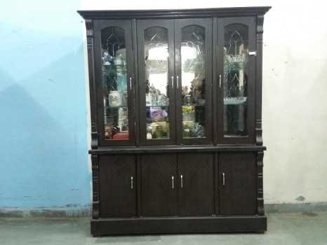 used Wooden Crockery Cabinet
