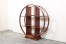 Round Solid Wood Book Rack