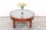 Round Brass & Tile Table