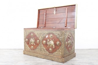 used Camel Brass Fitted Trunk