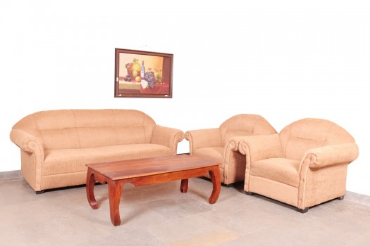 used 5 Seater Fabric Sofa Set