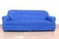 second hand5 Seater Royal Blue Fabric Sofa