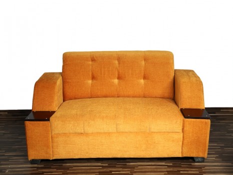 used OLA Orange 2 Seater Sofa
