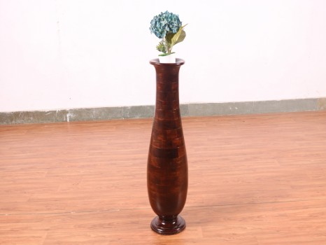 used Wooden Vase 28 Inch