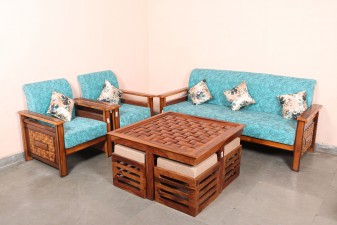 used 5 Seater Pearl Wood Sofa