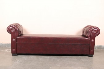 used Leather Settee