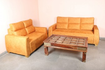 used 5 Seater Orange Sofa