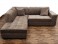 Grey L Sofa with Settee