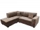 Grey L Sofa with Settee