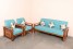 second hand5 Seater Pearl Wood Sofa