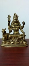 used Brass Lord Shiva