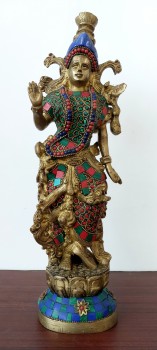 used Brass Radha Ji Standing