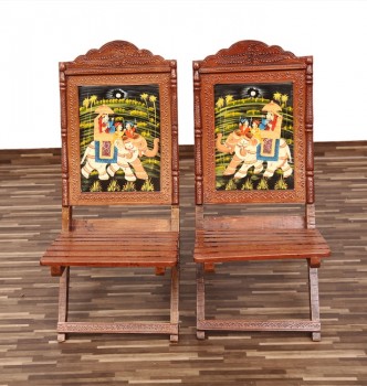 used Rajwada Folding Chairs